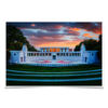 Clemson Tigers - Overlooking Cooper Library Sunset - College Wall Art #Poster