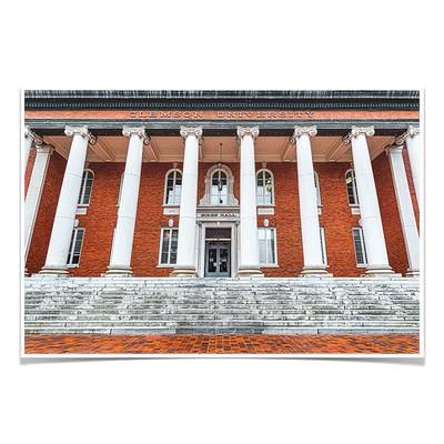Clemson Tigers - Sikes Hall - College Wall Art #Poster