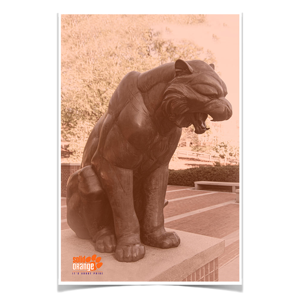 Clemson Tigers - More Solid Orange - College Wall Art #Canvas