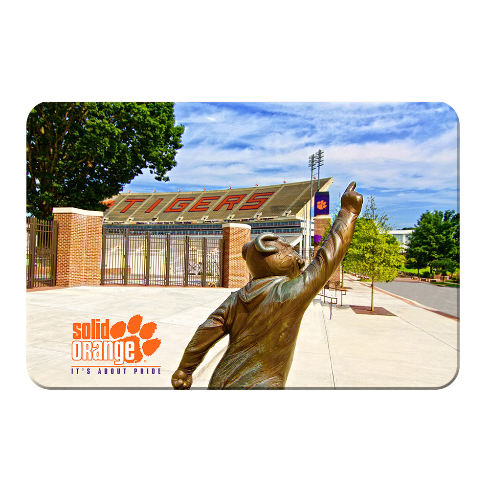 Clemson Tigers - Solid Orange - College Wall Art #Canvas