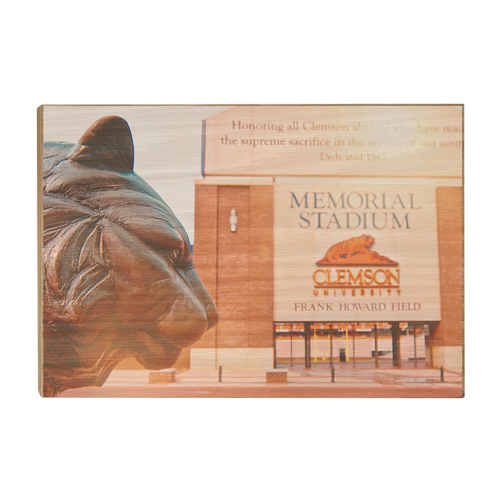 Clemson Tigers - Under a Watchful Eye - College Wall Art #Canvas