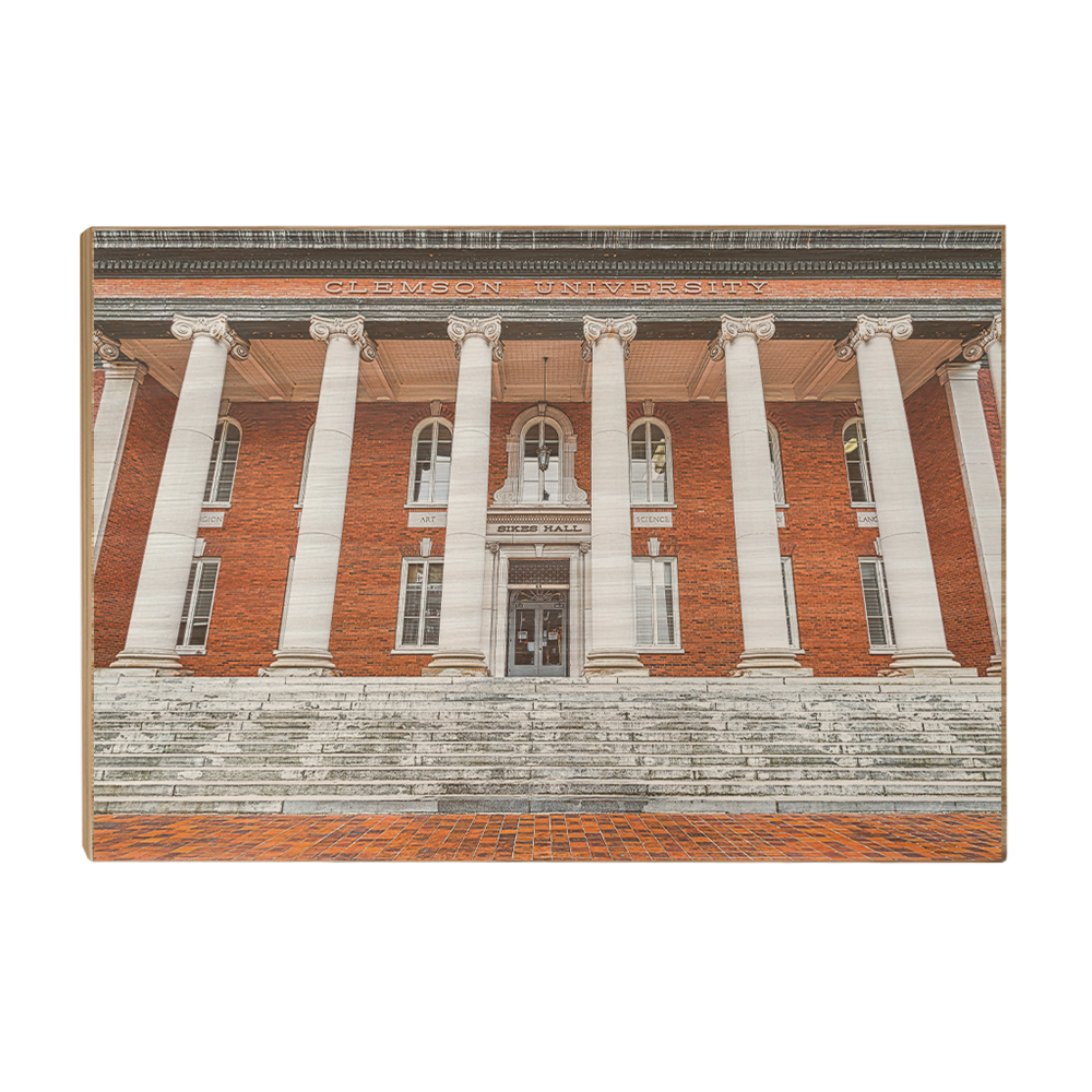 Clemson Tigers - Sikes Hall - College Wall Art #Canvas