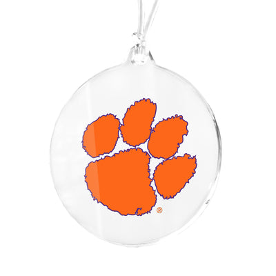 Clemson Tigers - Tiger Paw Bag Tag & Ornament