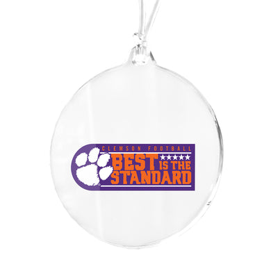 Clemson Tigers - Best is the Standard Orange and Purple Ornament & Bag Tag