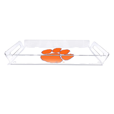 Clemson Tigers - Tiger Paw Decorative Serving Tray