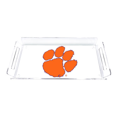 Clemson Tigers - Tiger Paw Decorative Serving Tray