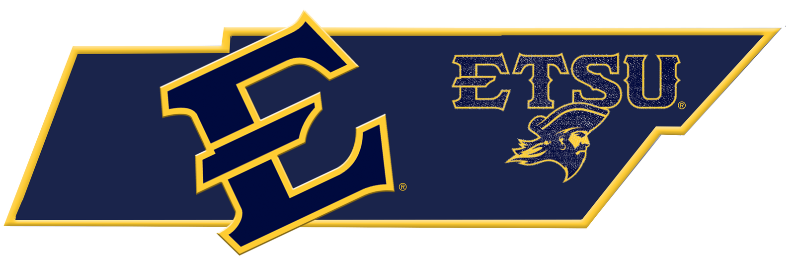 ETSU - State of ETSU Dimensional - College Wall Art#Dimensional