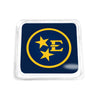 ETSU - Blue Tri Star Bucs Flag Coaster