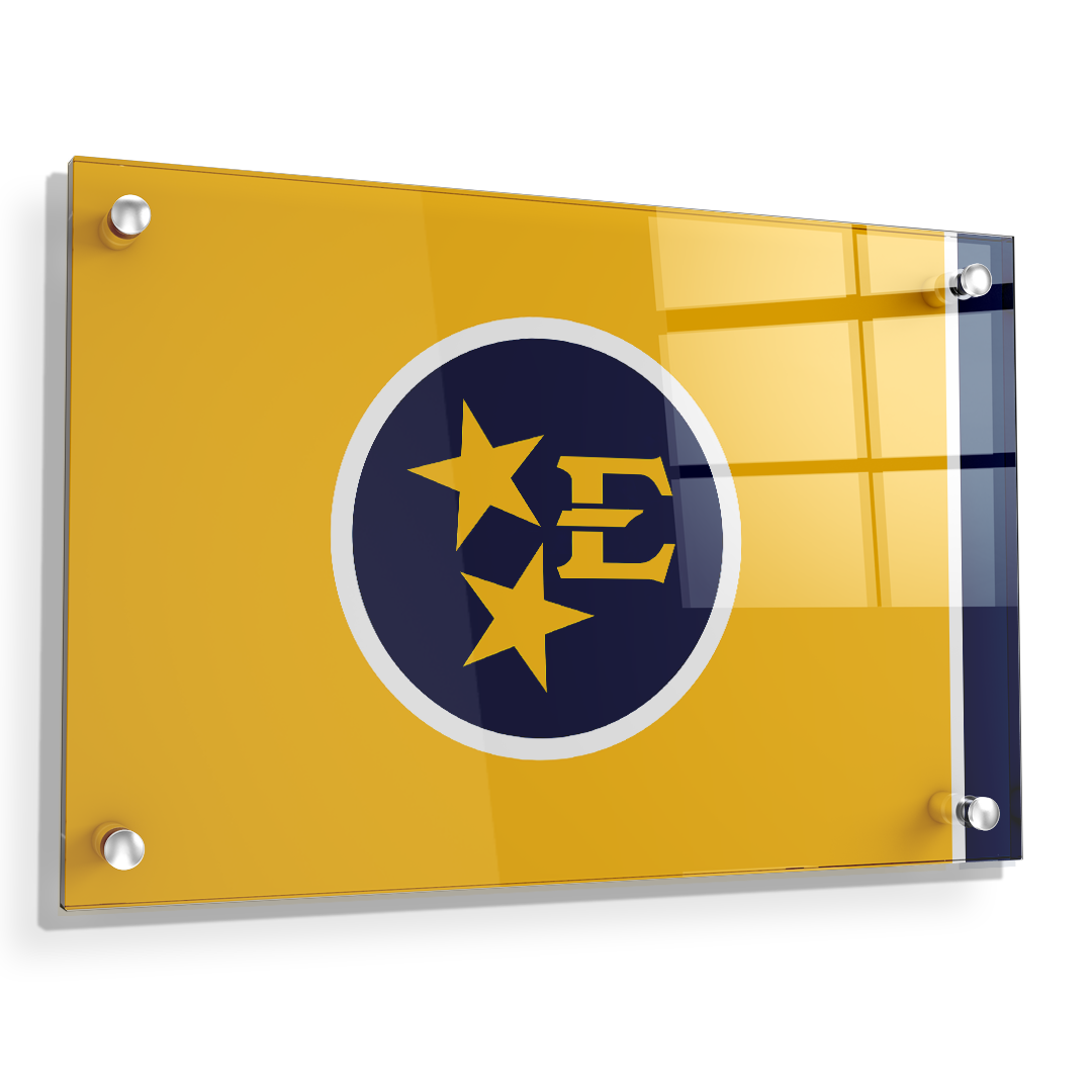 ETSU - Tri Star Bucs Flag - College Wall Art#Canvas
