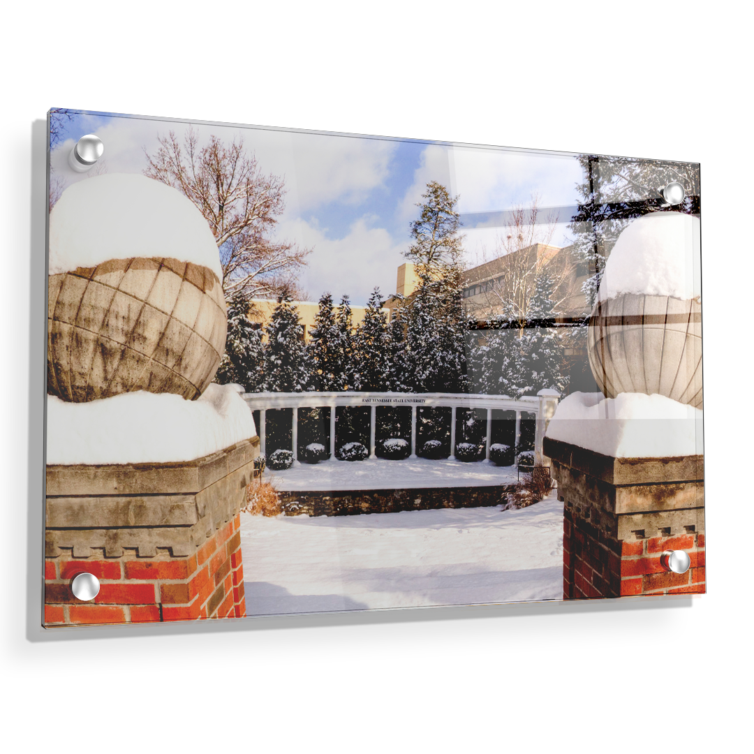 ETSU - Snow Day - College Wall Art#Canvas