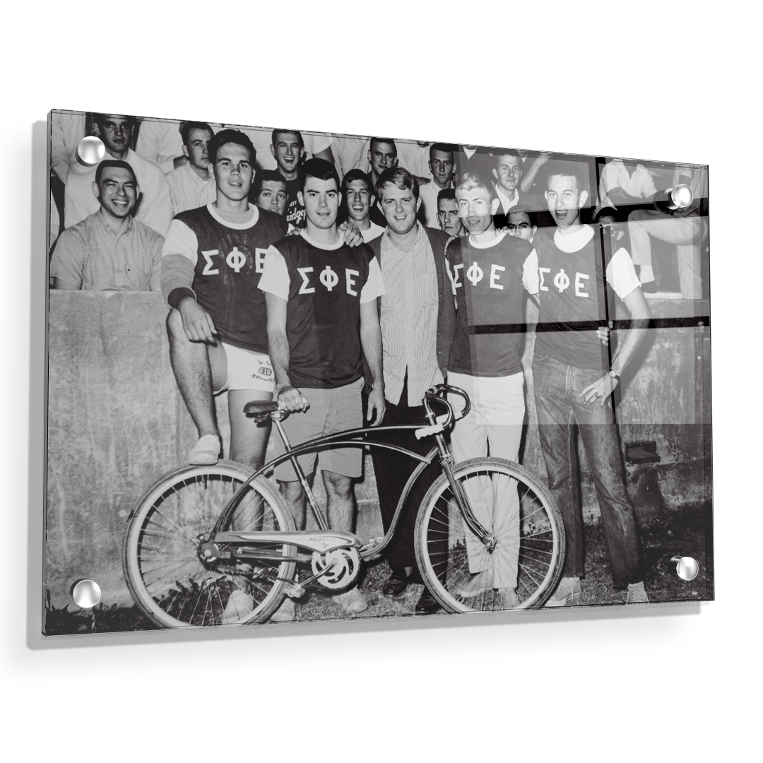 ETSU - Vintage Greek Bike Race - College Wall Art #Canvas