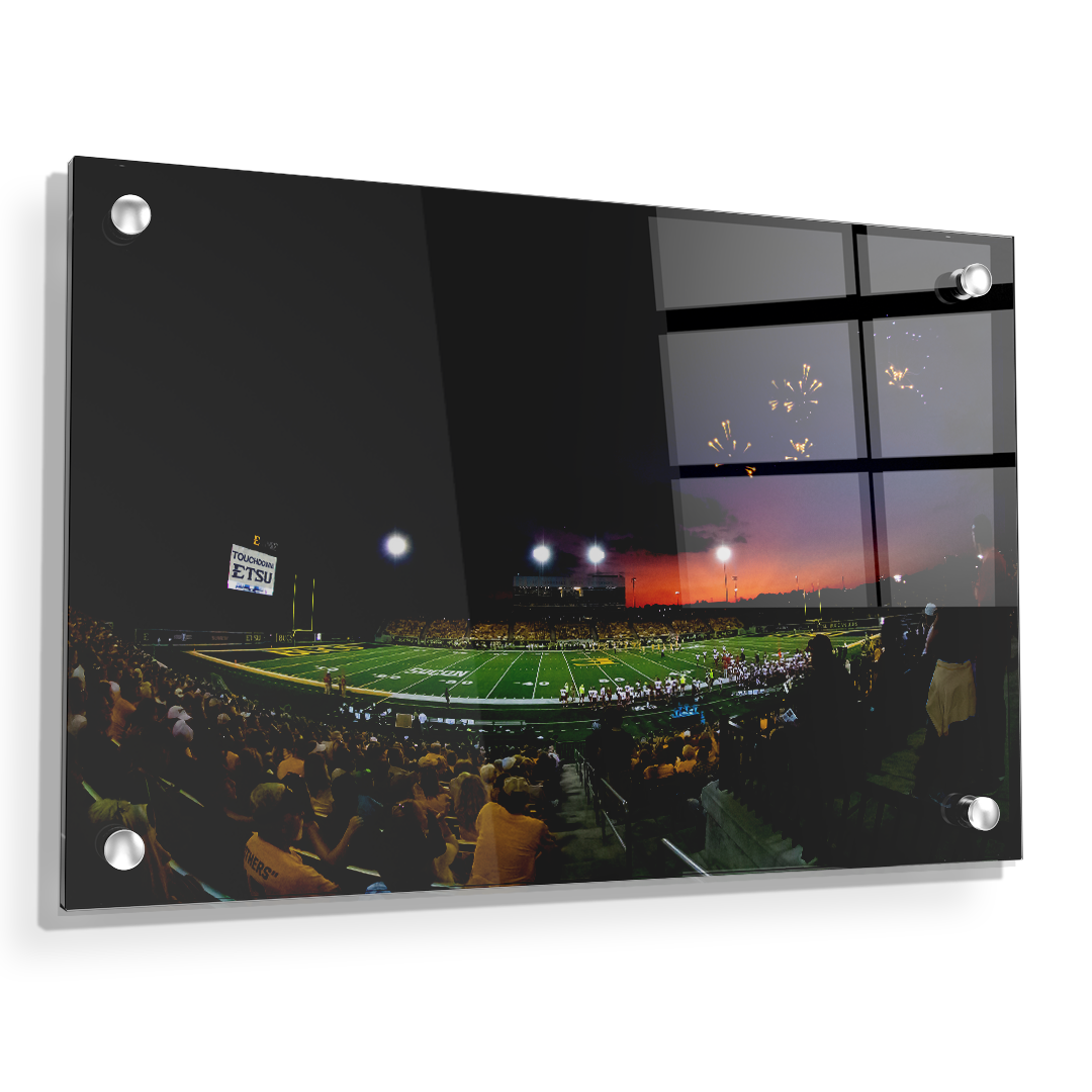 ETSU - Sunset Touchdown - College Wall Art#Canvas