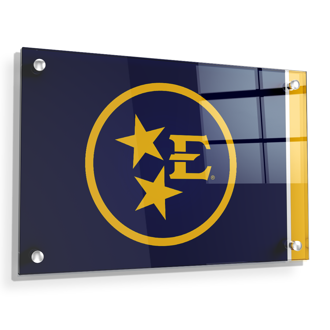 ETSU - Bucs Tri Star Bucs Flag - College Wall Art#Canvas
