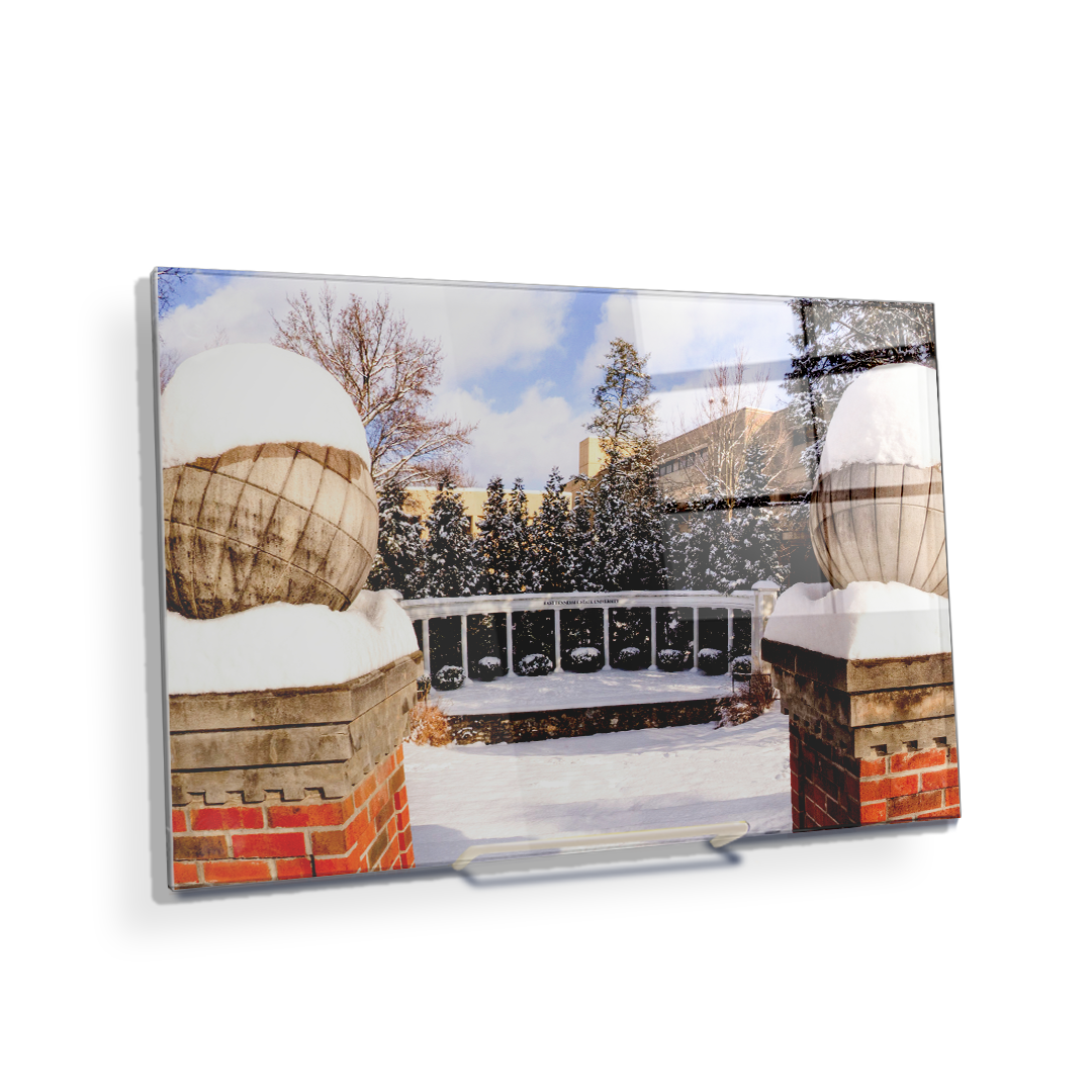 ETSU - Snow Day - College Wall Art#Canvas