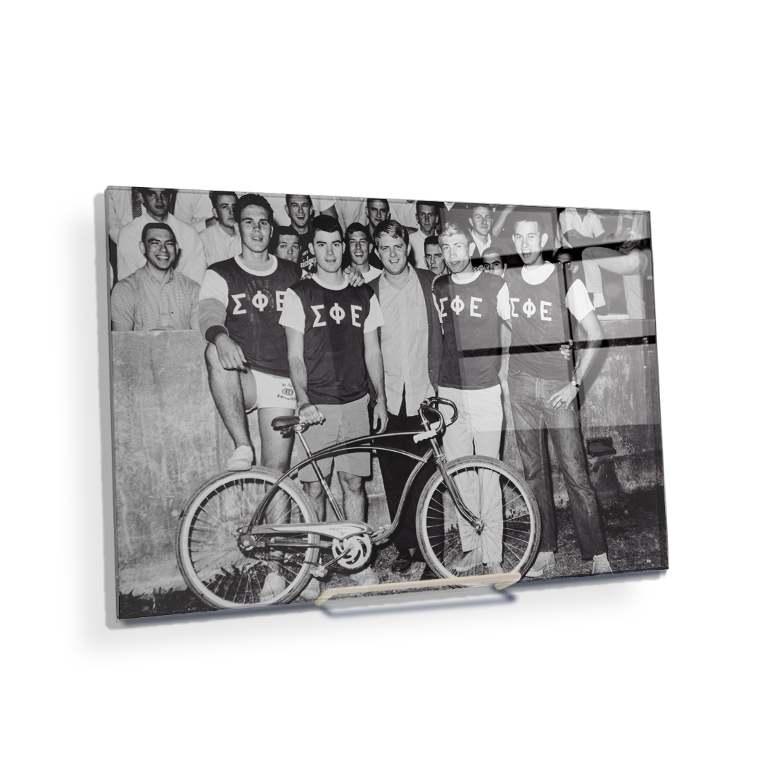 ETSU - Vintage Greek Bike Race - College Wall Art #Canvas