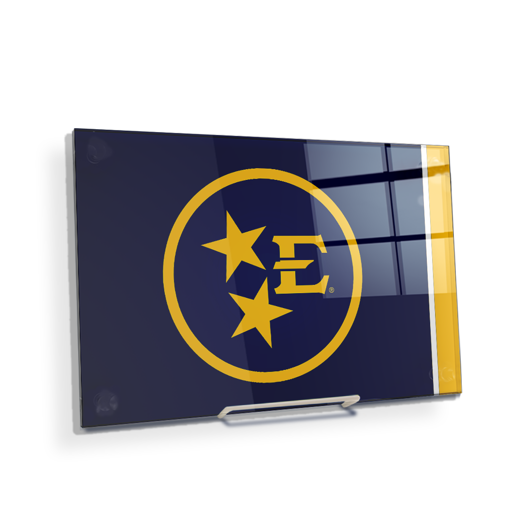 ETSU - Bucs Tri Star Bucs Flag - College Wall Art#Canvas