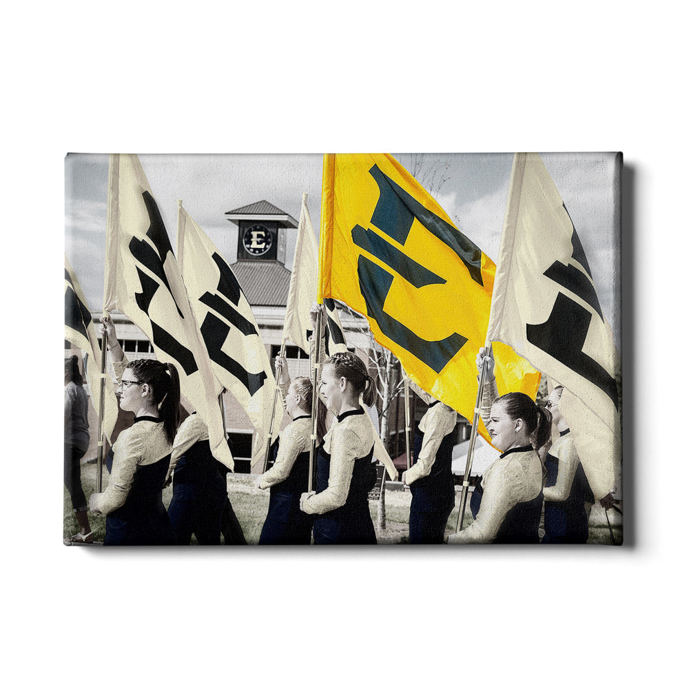 ETSU - Color Guard - College Wall Art #Canvas