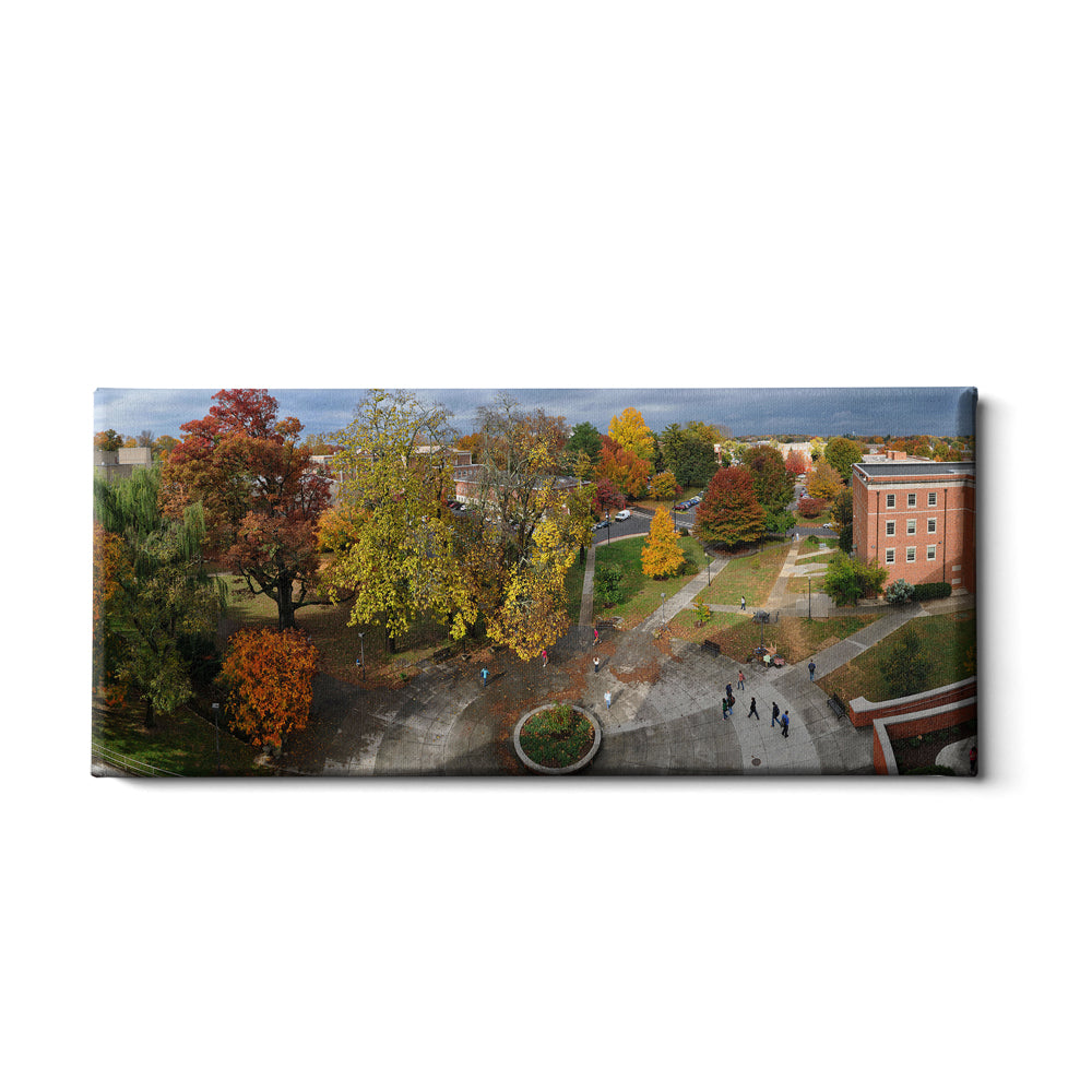 ETSU - Autumn Aerial Panoramic - College Wall Art #Canvas