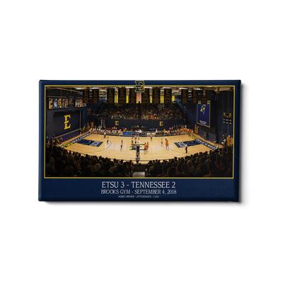 ETSU - Volleyball Home Opener Panoramic - College Wall Art #Canvas