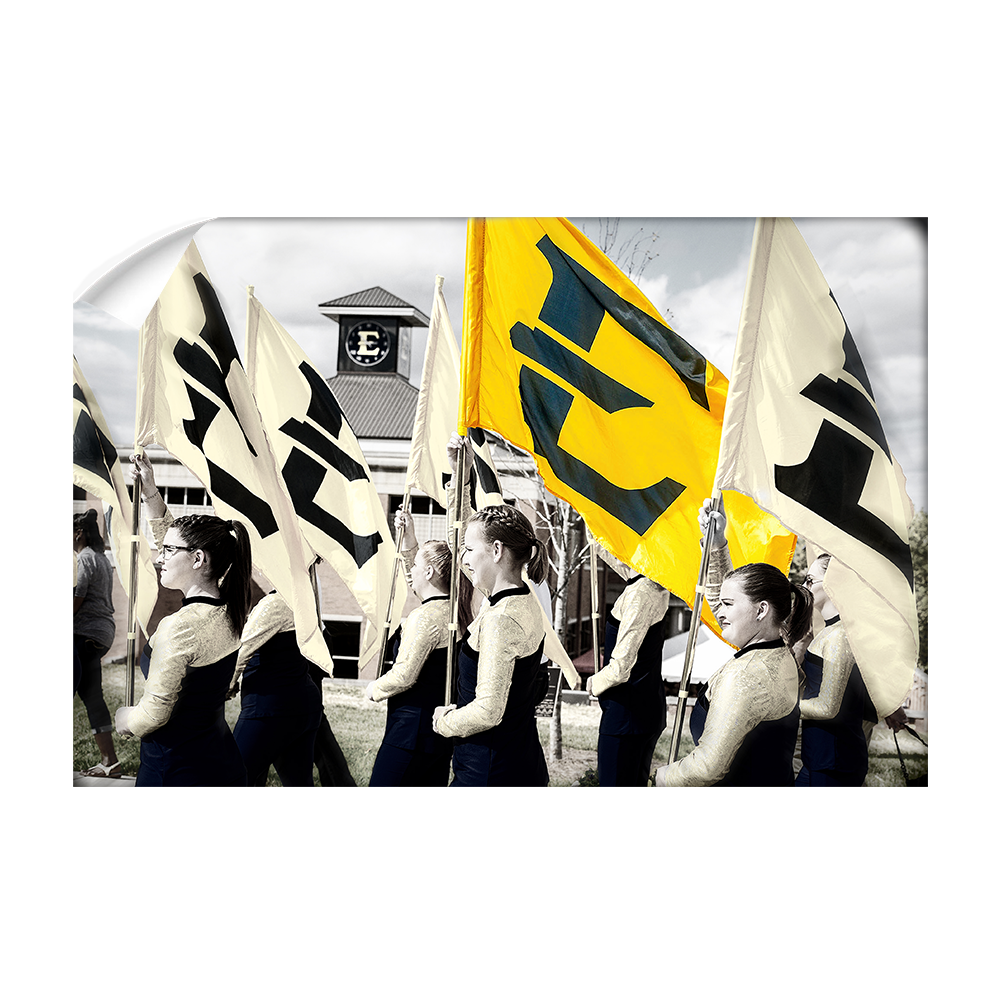 ETSU - Color Guard - College Wall Art #Canvas