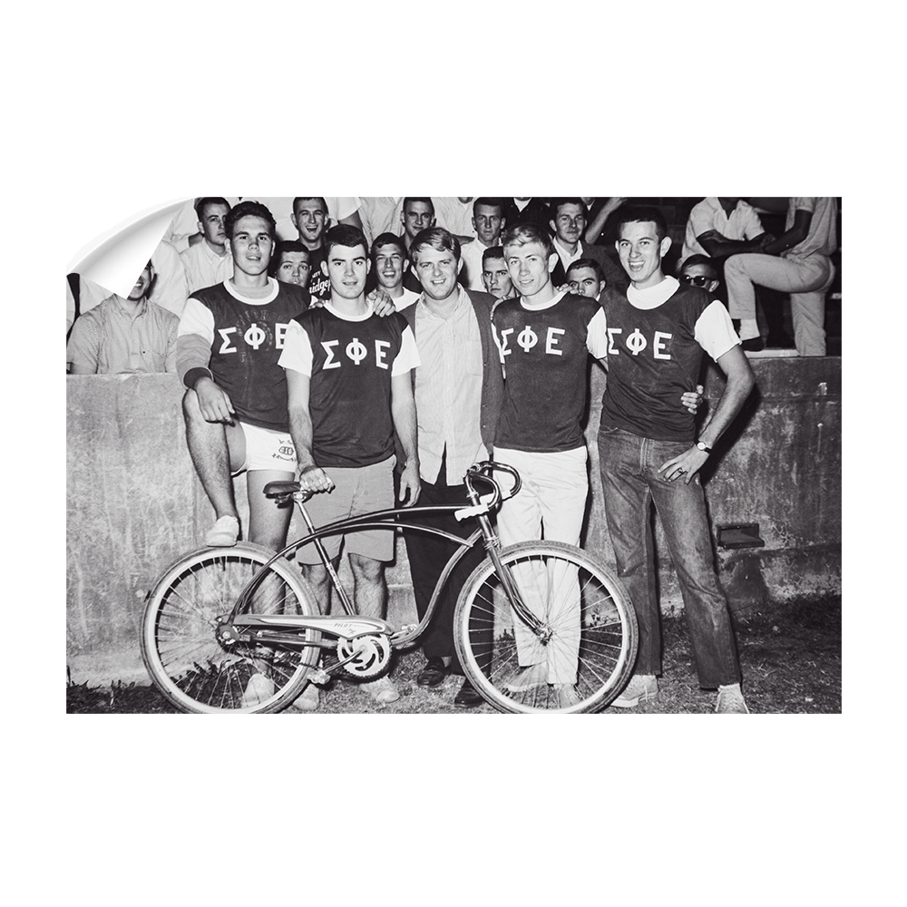 ETSU - Vintage Greek Bike Race - College Wall Art #Canvas