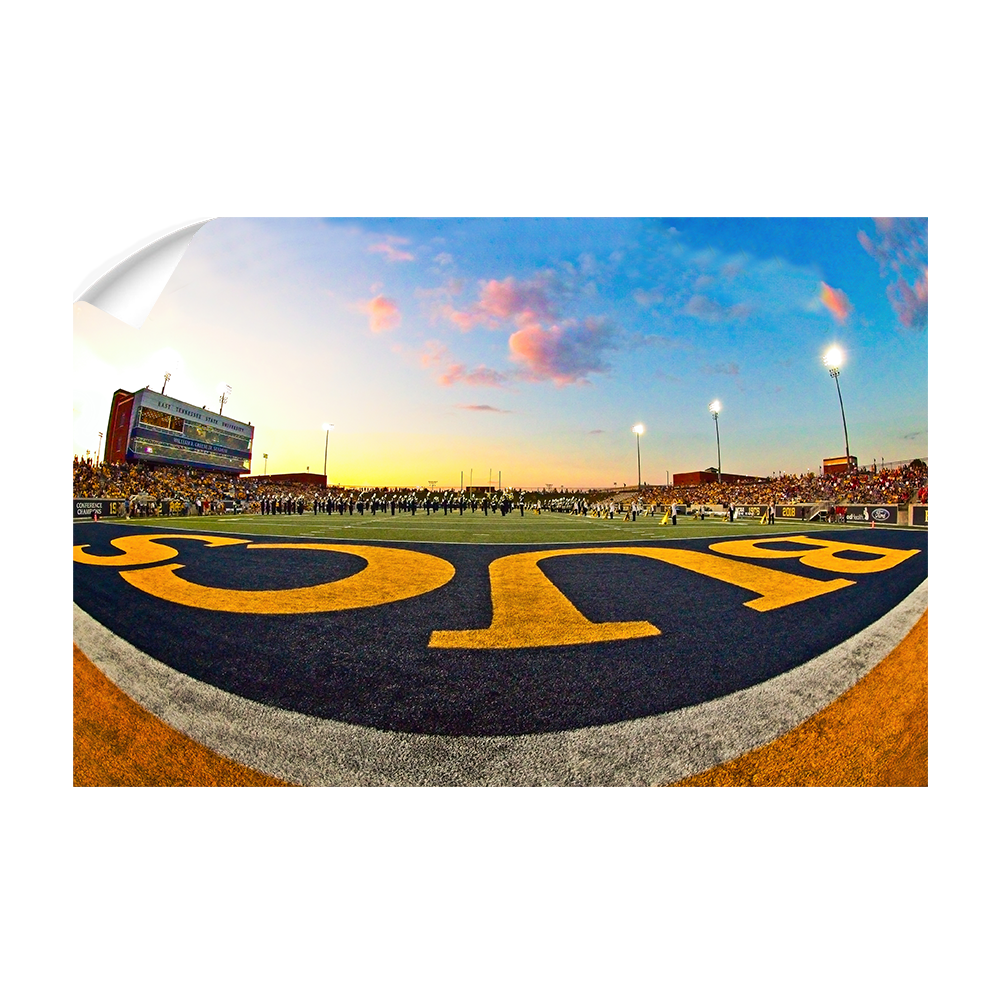 ETSU - Bucs End Zone - College Wall Art#Canvas