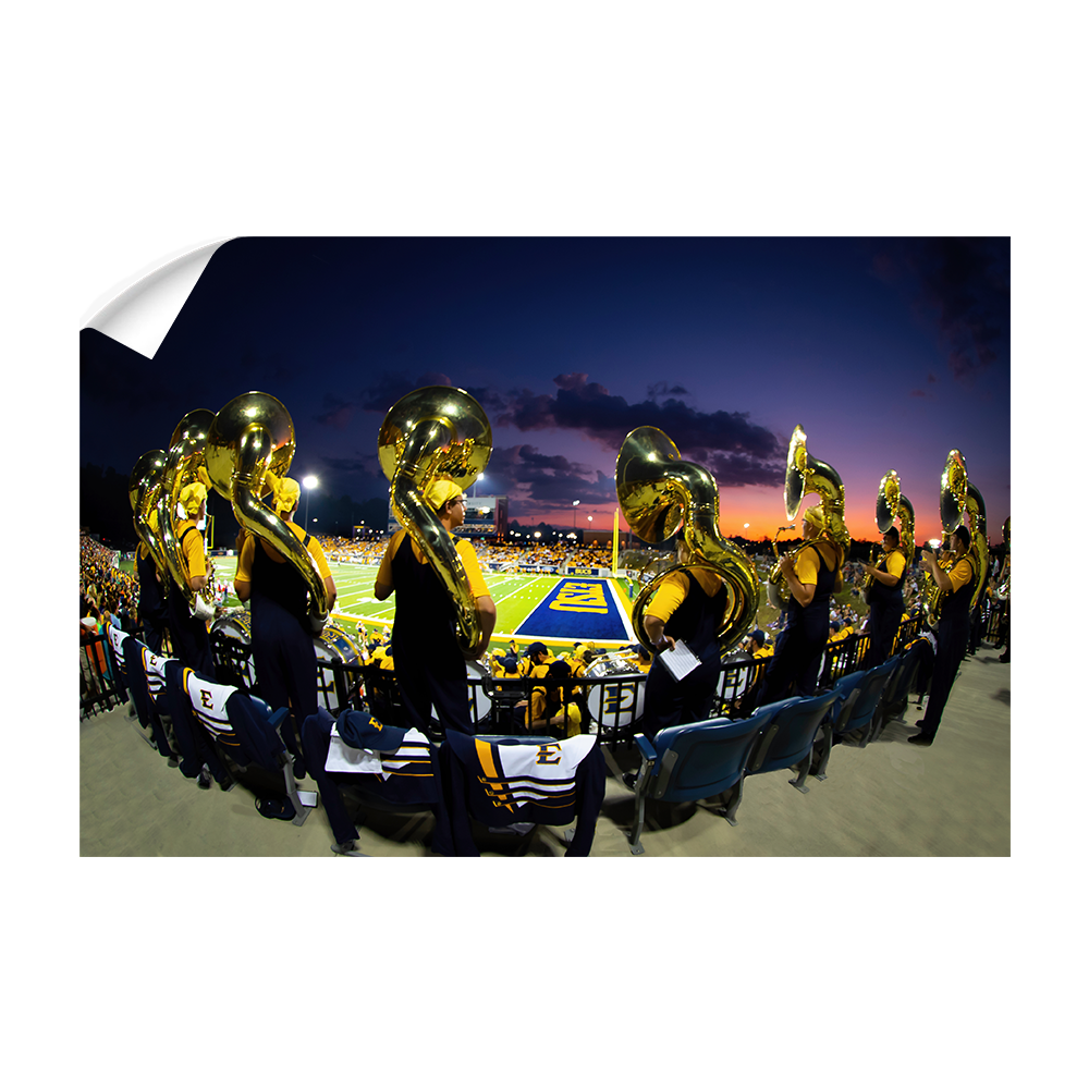 ETSU - Trombone Sunset - College Wall Art#Canvas