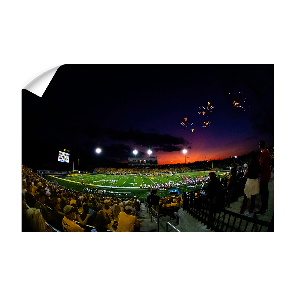 ETSU - Sunset Touchdown - College Wall Art#Canvas