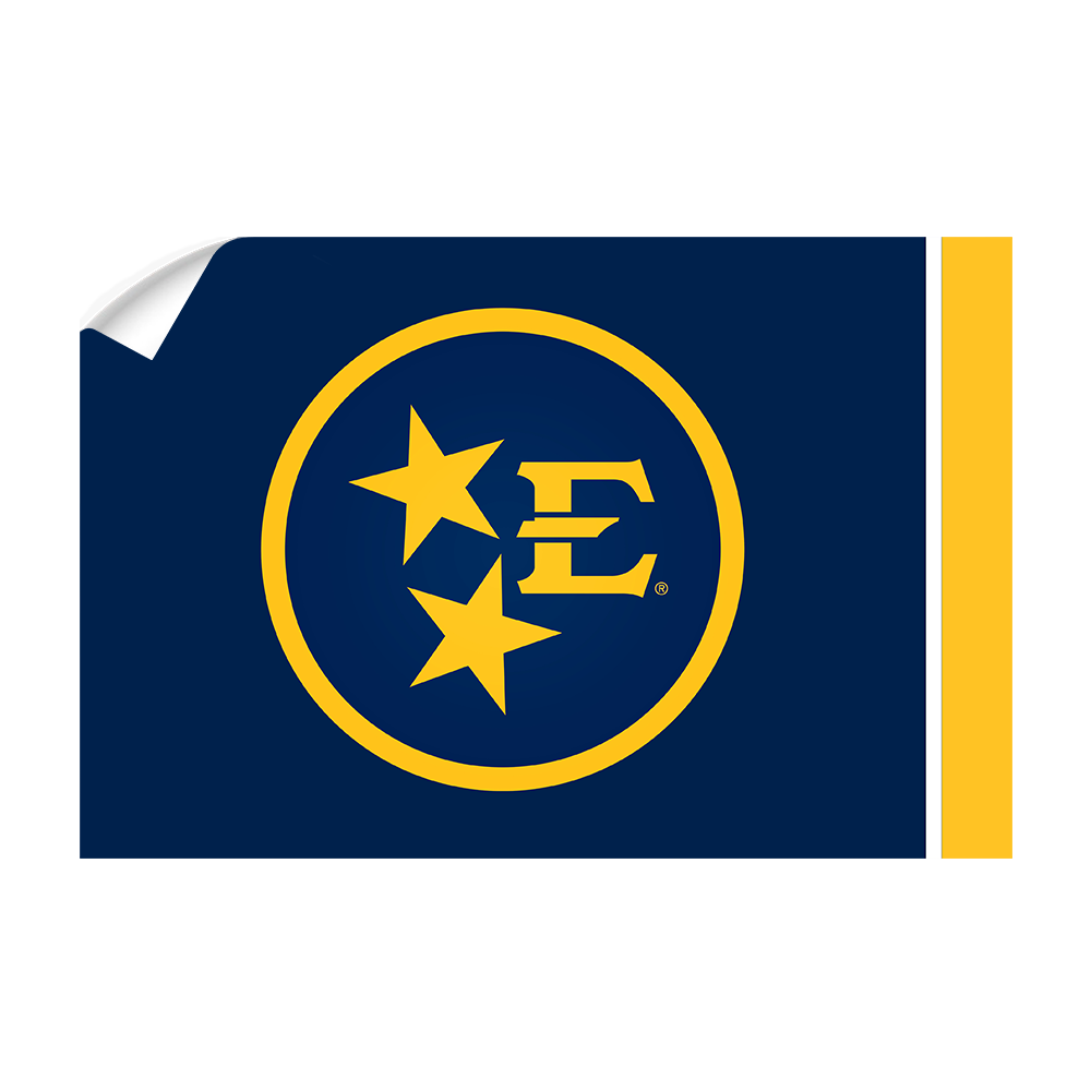 ETSU - Bucs Tri Star Bucs Flag - College Wall Art#Canvas