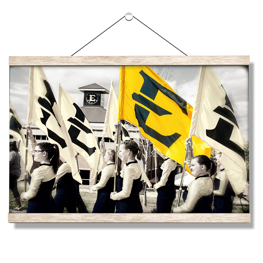 ETSU - Color Guard - College Wall Art #Canvas