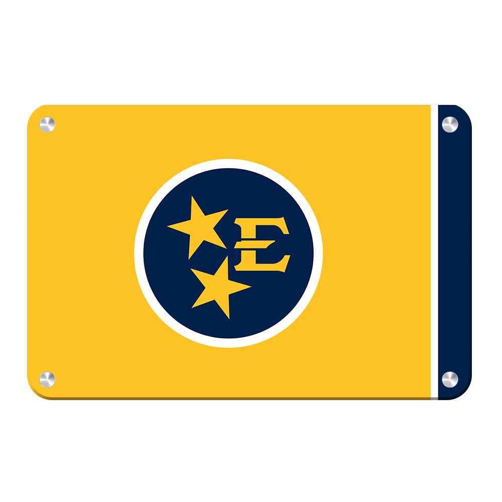 ETSU - Tri Star Bucs Flag - College Wall Art#Canvas