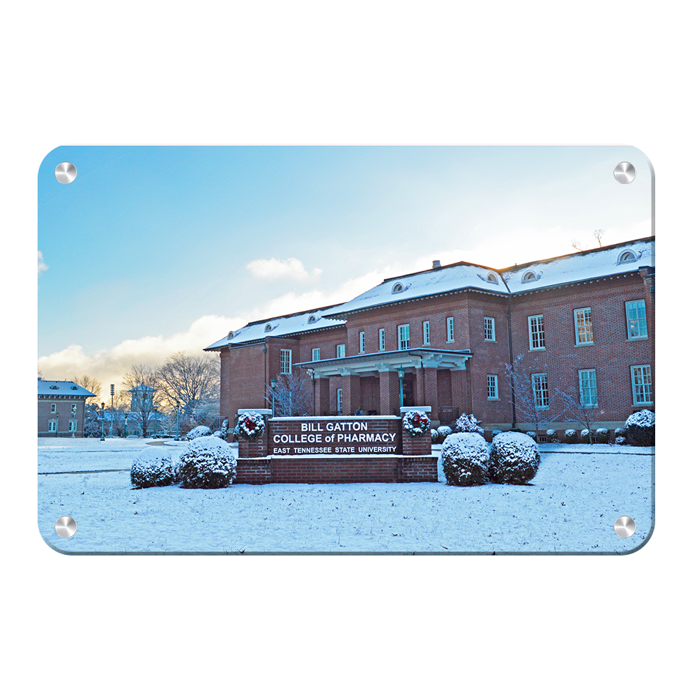 ETSU - Bill Gatton College of Pharmacy Winter - College Wall Art #Canvas