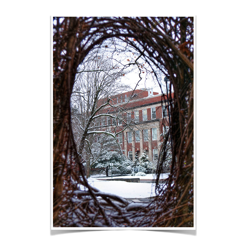 ETSU - Winter View - College Wall Art #Canvas
