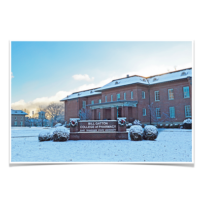 ETSU - Bill Gatton College of Pharmacy Winter - College Wall Art #Poster