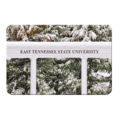 ETSU - East Tennessee Snow - College Wall Art#PVC