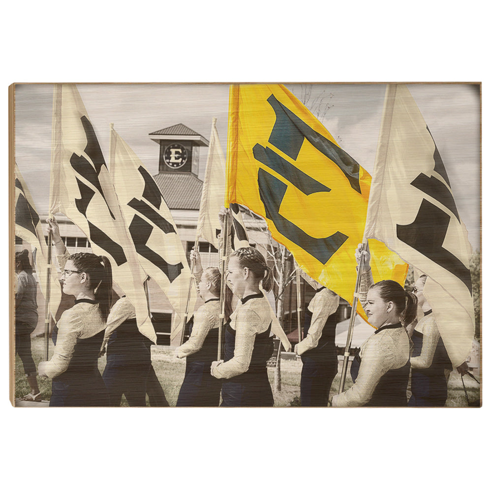 ETSU - Color Guard - College Wall Art #Canvas