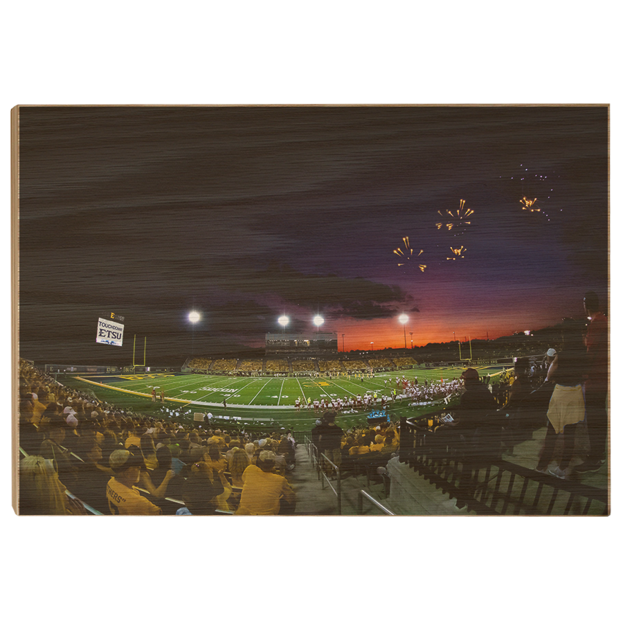 ETSU - Sunset Touchdown - College Wall Art#Canvas