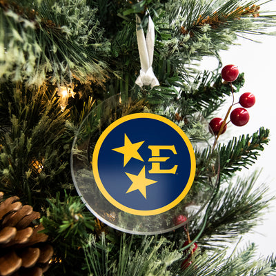 ETSU - Tri Star Bucs Ornament & Bag Tag