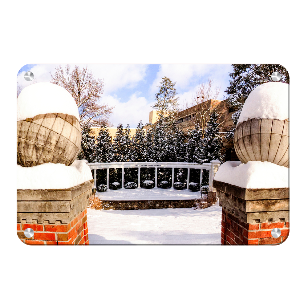 ETSU - Snow Day - College Wall Art#Canvas