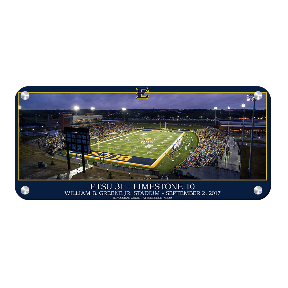ETSU - The Inaugural Game Panoramic - College Wall Art #Canvas