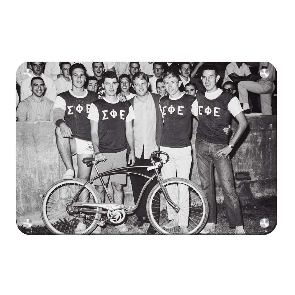 ETSU - Vintage Greek Bike Race - College Wall Art #Canvas