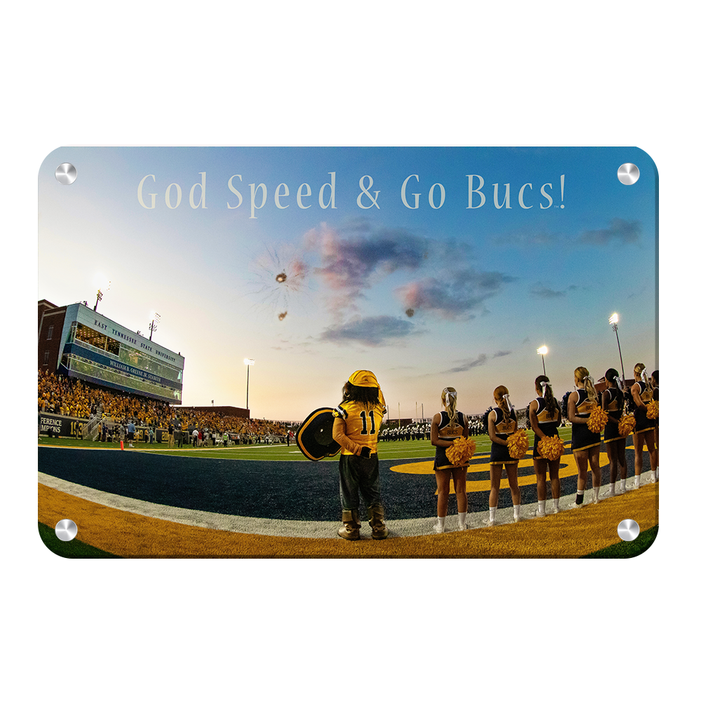 ETSU - Bucs End Zone - College Wall Art#Canvas