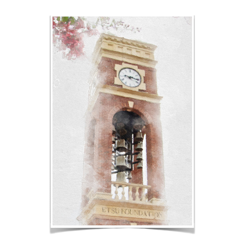 ETSU - Carillon Fog - College Wall Art#Canvas
