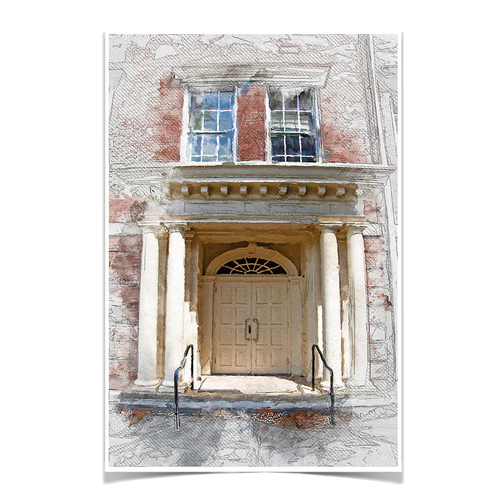 ETSU - The Door Sketch - College Wall Art#Canvas