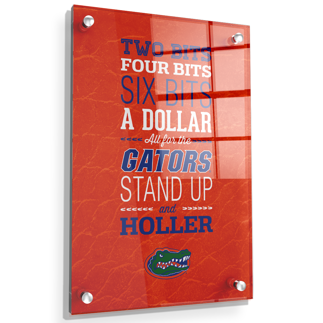 Florida Gators - Mr Two Bits - College Wall Art #Canvas