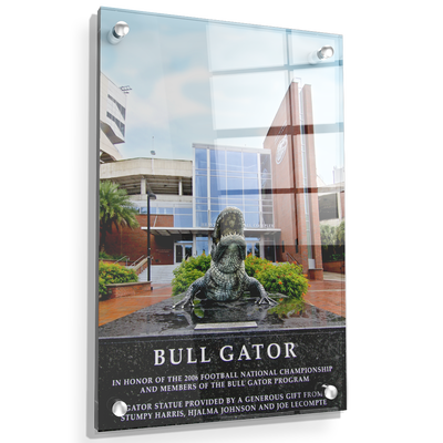 Florida Gators - Bull Gator - College Wall Art #Acrylic