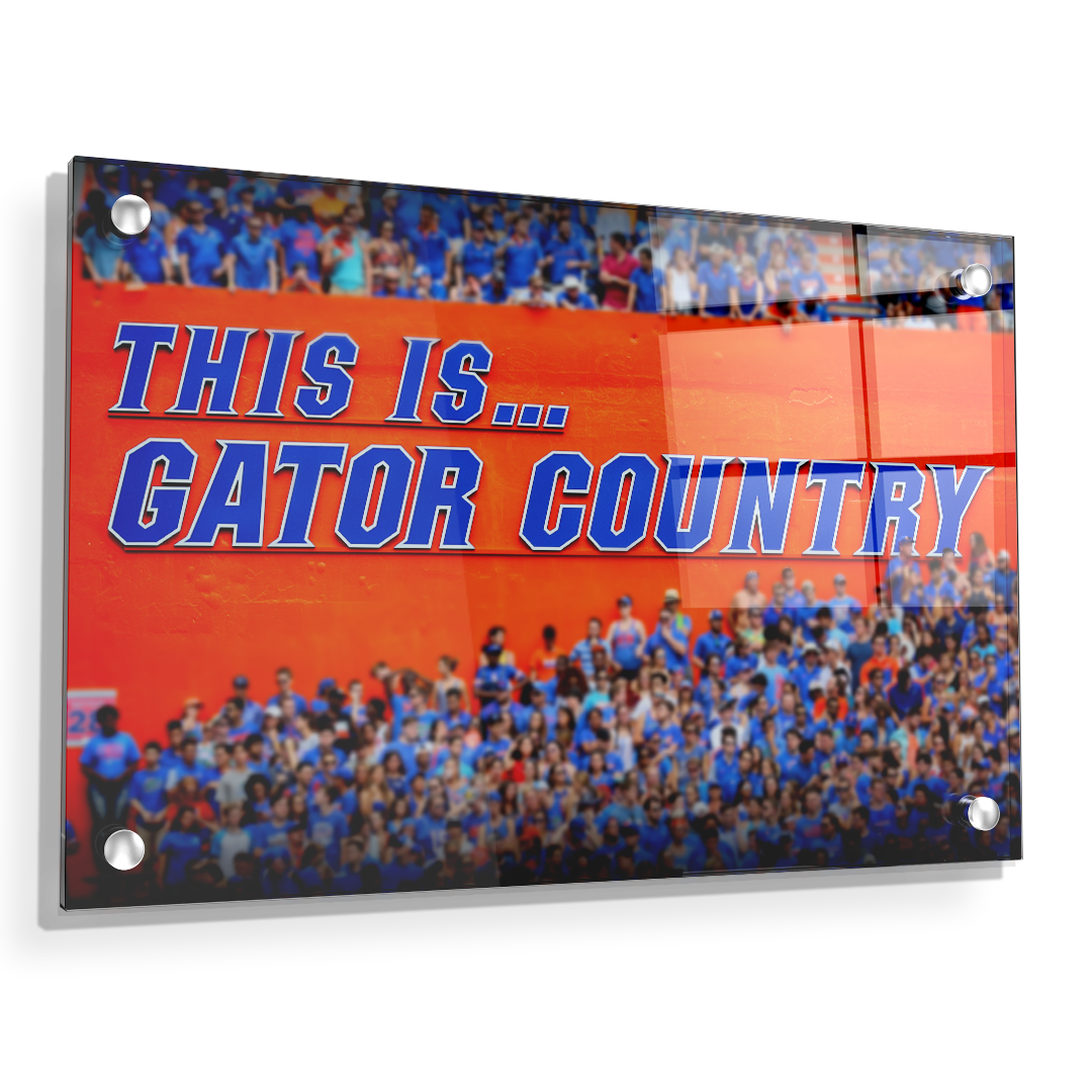 Florida Gators - Gator Country - College Wall Art #CAnvas