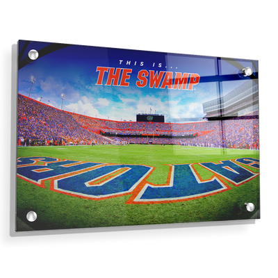Florida Gators - This is the Swamp End Zone - College Wall Art #Acrylic