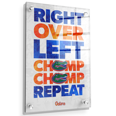 Florida Gators - Chomp Chomp - College Wall Art #Acrylic