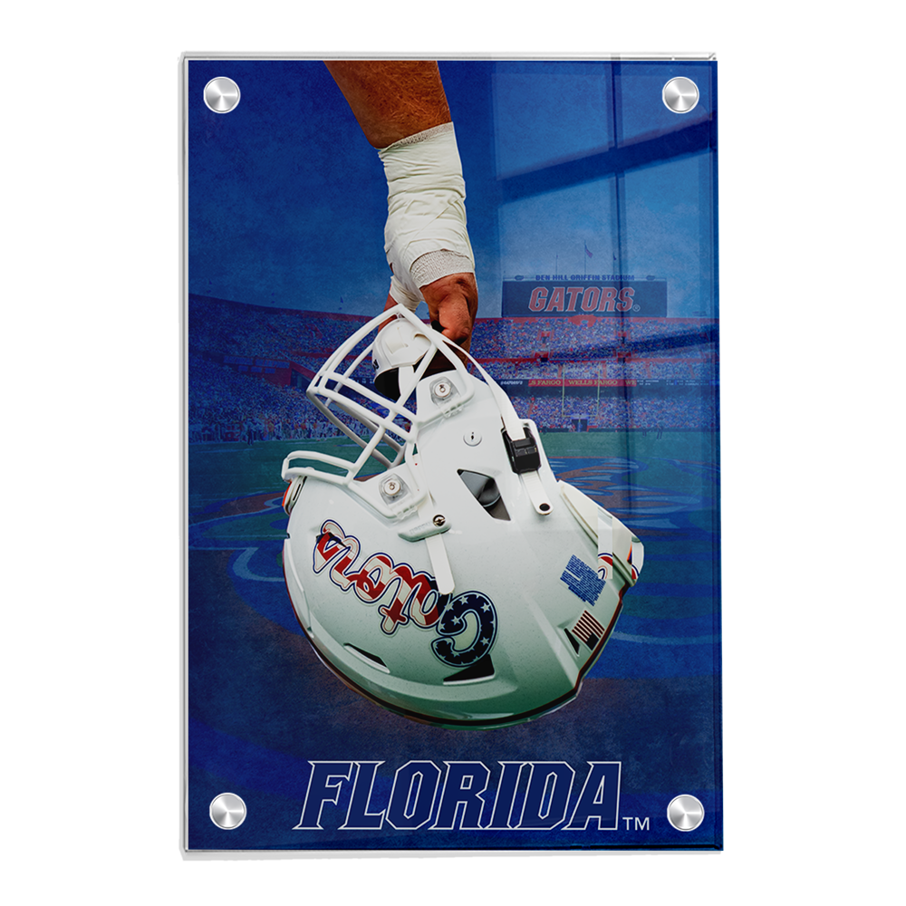 Florida Gators - Florida Ready For Battle Watercolor - College Wall Art #Canvas